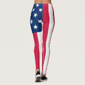 Leggings der amerikanischen Flagge (Rückseite)