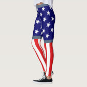 Leggings der amerikanischen Flaggen (Links)
