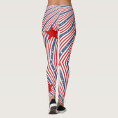 Leggings der amerikanischen Flaggenmarke Red White (Rückseite)