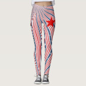 Leggings der amerikanischen Flaggenmarke Red White (Vorderseite)