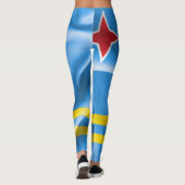 Leggings der Aruba-Flagge (Rückseite)