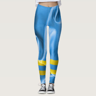Leggings der Aruba-Flagge