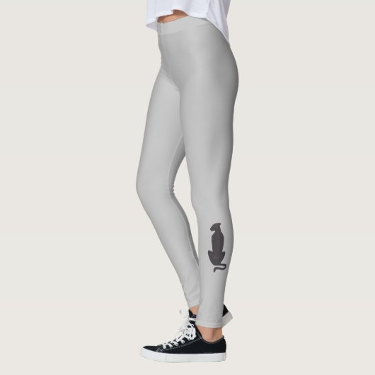 Leggings der Black Cat Silhouette (Links)