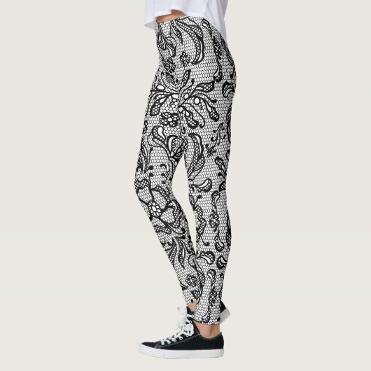 Leggings der Black French Lace (Links)