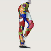 Leggings der Black Santa Claus Designer - Weihnach (Rechts)