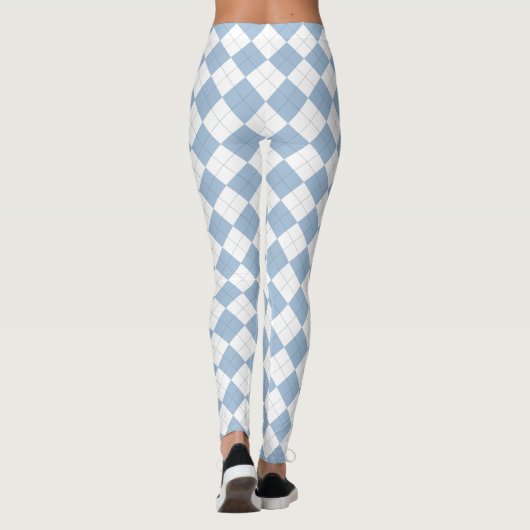 Leggings der blauen Raute (Rückseite)