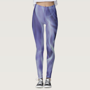 Leggings der Blue Black Smoky Art