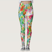Leggings der Blumen (Vorderseite)