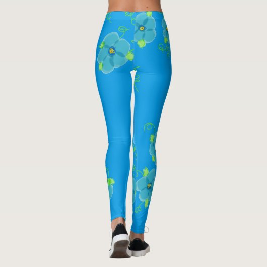 Leggings der Blumenkunst (Rückseite)