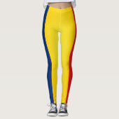 Leggings der coolen Tschad-Flagge (Vorderseite)