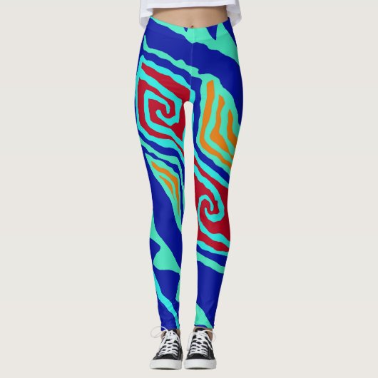 "Leggings der Crazy Fun Aerobic Class" Leggings (Vorderseite)