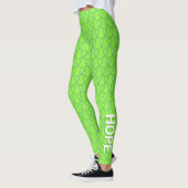 Leggings der "Custom Art" von Lime Green Awareness (Links)
