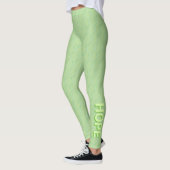 Leggings der "Custom Art" von Lime Green Awareness (Links)
