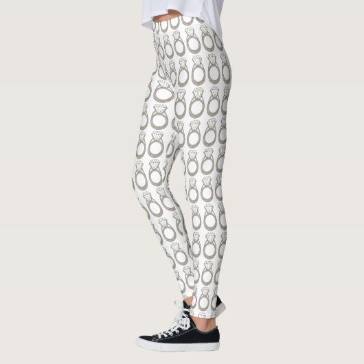 Leggings der Diamond Verlobung Ring Wedding Bride (Links)