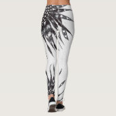 Leggings der eingearbeiteten Blume (Rückseite)