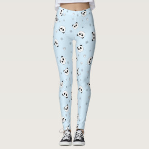 Leggings der Eis-Blau-Panda-Leggings-    Baby4life