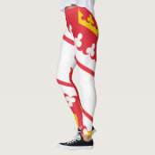 Leggings der elsässischen Flagge (Links)