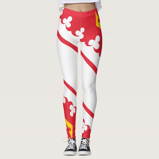 Leggings der elsässischen Flagge (Vorderseite)