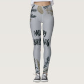 Leggings der frohen Weihnachten (Vorderseite)