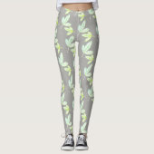 Leggings der Funky Fig Tree Leaf (Vorderseite)