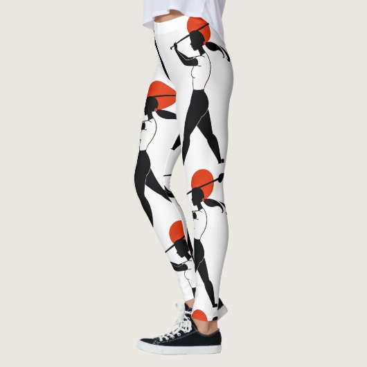 Leggings der Golfer-Designerin (Links)