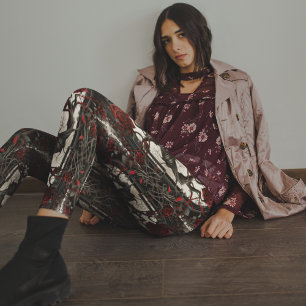 Leggings der gotischen Rose - Spaß