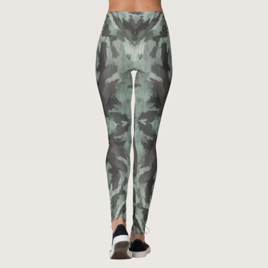 Leggings der grünen Camouflage (Rückseite)