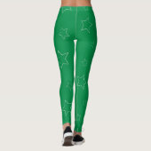 Leggings der grünen Sterne (Rückseite)