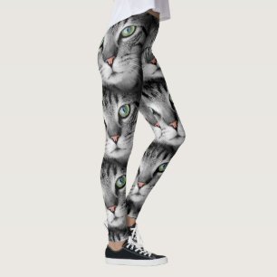 Leggings der Kitty Cat, die sich für eine Frauensp