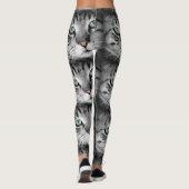 Leggings der Kitty Cat, die sich für eine Frauensp (Rückseite)