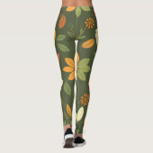 Leggings der lebendigen Natur - Bio digitale Print (Rückseite)