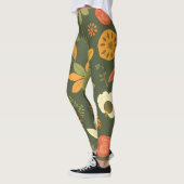 Leggings der lebendigen Natur - Bio digitale Print (Links)