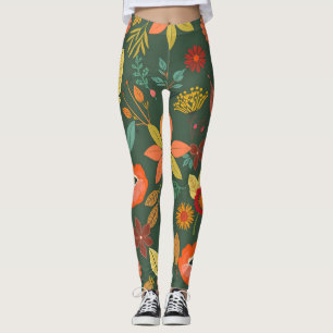 Leggings der lebendigen Natur - künstlerische digi