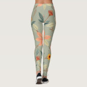 Leggings der lebendigen Natur - weiche digitale Pr (Rückseite)