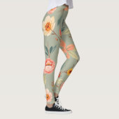 Leggings der lebendigen Natur - weiche digitale Pr (Rechts)