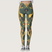 Leggings der lebendigen Wohngestaltung - farbenfro (Vorderseite)