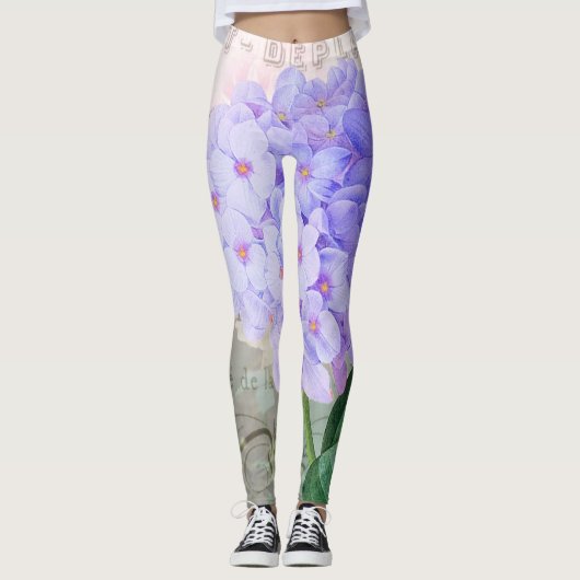 Leggings der lila Hyddreanga-Karte (Vorderseite)