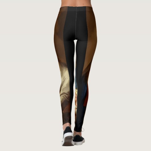 Leggings der religiösen Kunst "La Natividad" (Rückseite)