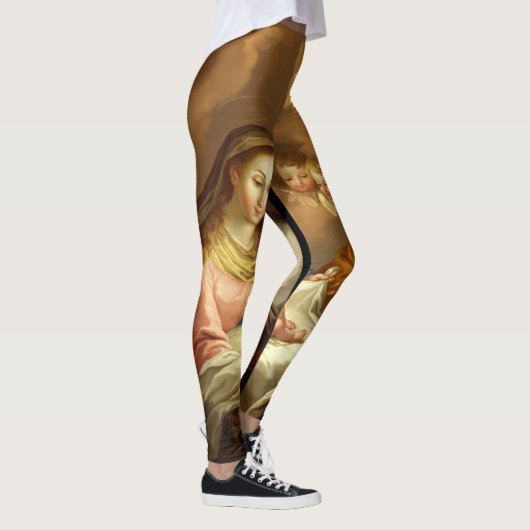 Leggings der religiösen Kunst "La Natividad" (Rechts)