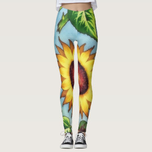 Leggings der Riesenblütenkunst