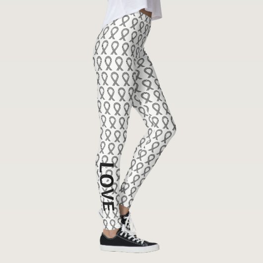 Leggings der Schwarz-Weiß-Aufklärung (Rechts)
