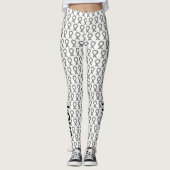 Leggings der Schwarz-Weiß-Aufklärung (Vorderseite)