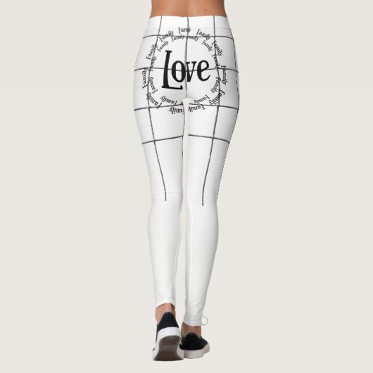 Leggings der Schwarzen Liebe (Rückseite)