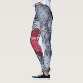 Leggings der schwarzen Rose