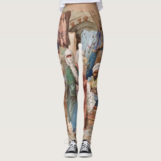 Leggings der "Seidenbasar" (Vorderseite)