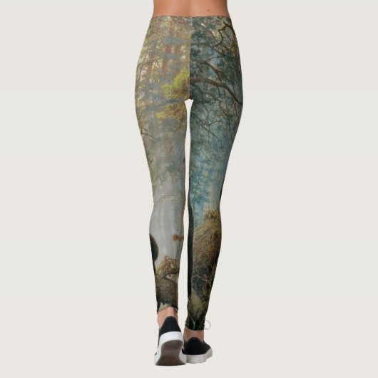 Leggings der Shiskin-Wald-Kunst (Rückseite)