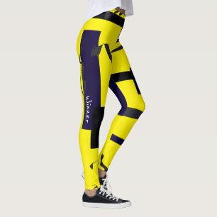 Leggings der Sportwinner Abstrakter Kunst der Funk