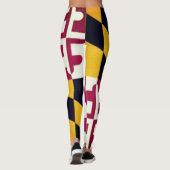 Leggings der Staatsflagge von Maryland (Rückseite)