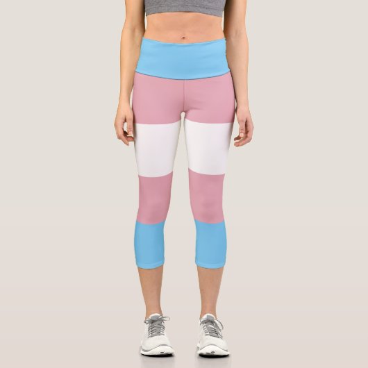 Leggings der Trans-Pride-Fahne (Vorderseite)