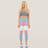 Leggings der Trans-Pride-Fahne (Vorderseite)